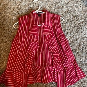 RALPH LAUREN STRIPED BLOUSE